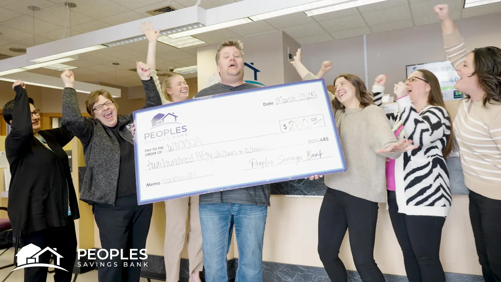 Peoples Savings Bank: Video Commercial Production for Peoples Savings Bank