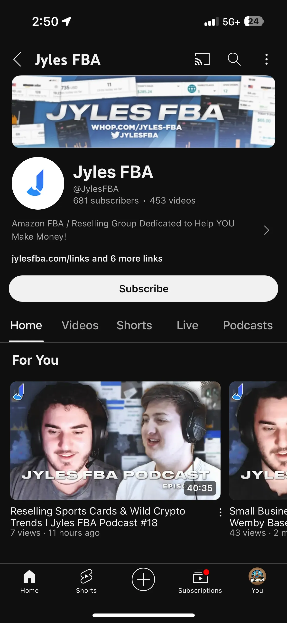 Jyles FBA: services performed, image 1