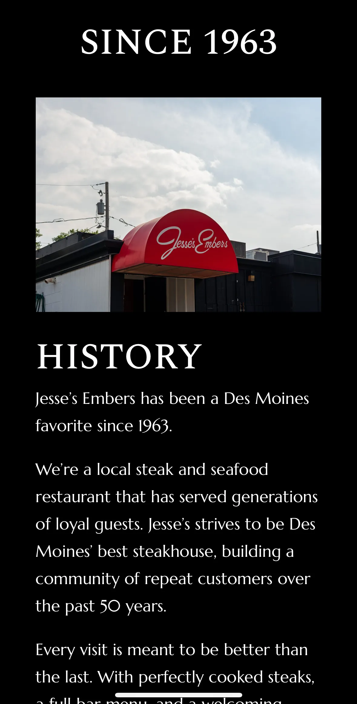 Jesse's Embers: services performed, image 2