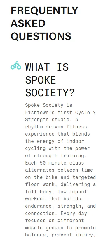 Spoke Society: services performed, image 2