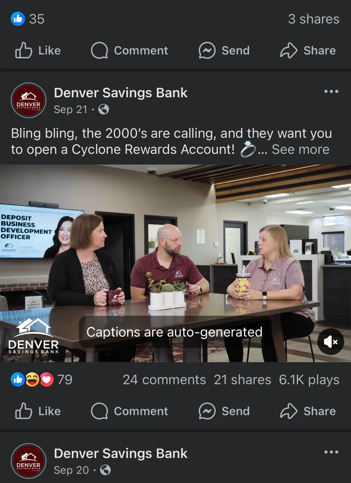 Denver Savings Bank: outcomes and impact, image 1